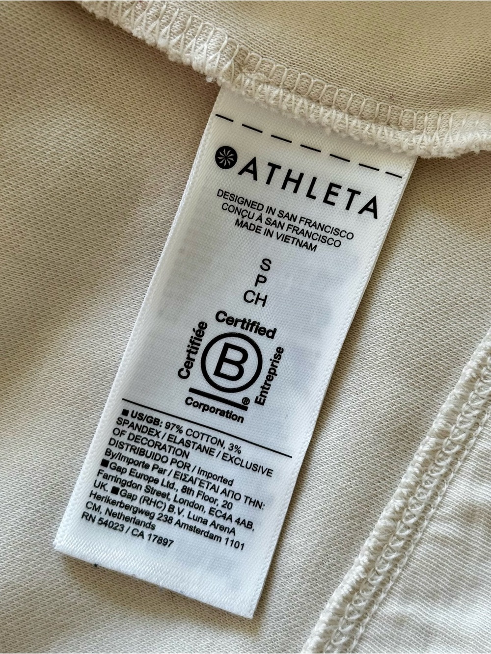 Athleta Sundown Hooded Sweatshirt Tank, Beige / Cream – Size Small - Picture 8 of 8